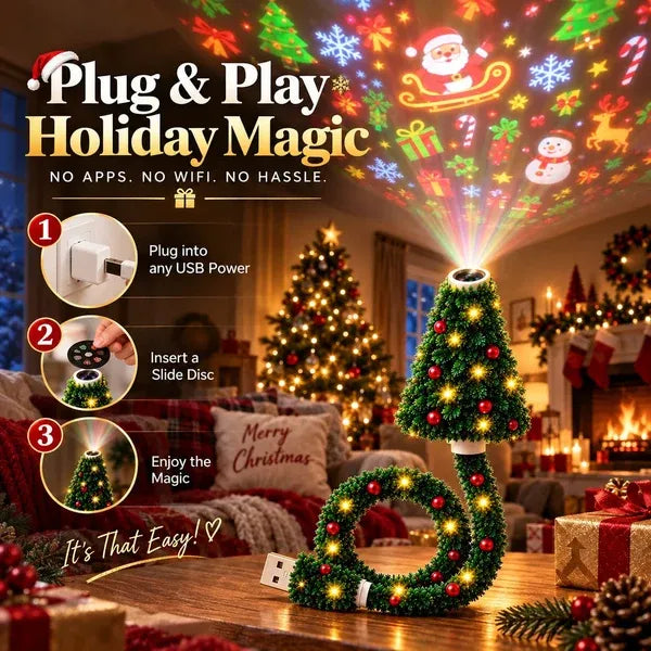 The Magical Christmas Tree Projector™